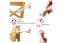 Agger Magnetische Raffhalter Beige 2 Stück Seil Gardinenhalter Bild 3