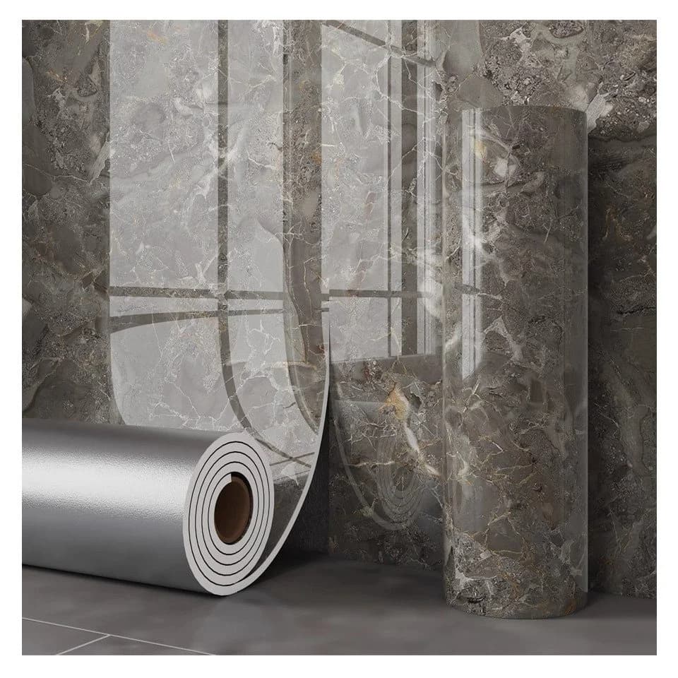 Minicloss Fliesenaufkleber Marmor-Dunkelgrau Selbstklebend - Bild 2