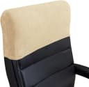 Agger Stuhlhusse Stretch-Kopfstützenbezug Samt Beige Bild 2