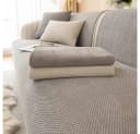 Diwzbyn Sofaschoner Grau Modern Kurzplüsch Rutschfest Bild 1