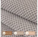 Diwzbyn Sofaschoner Grau Modern Kurzplüsch Rutschfest Bild 3