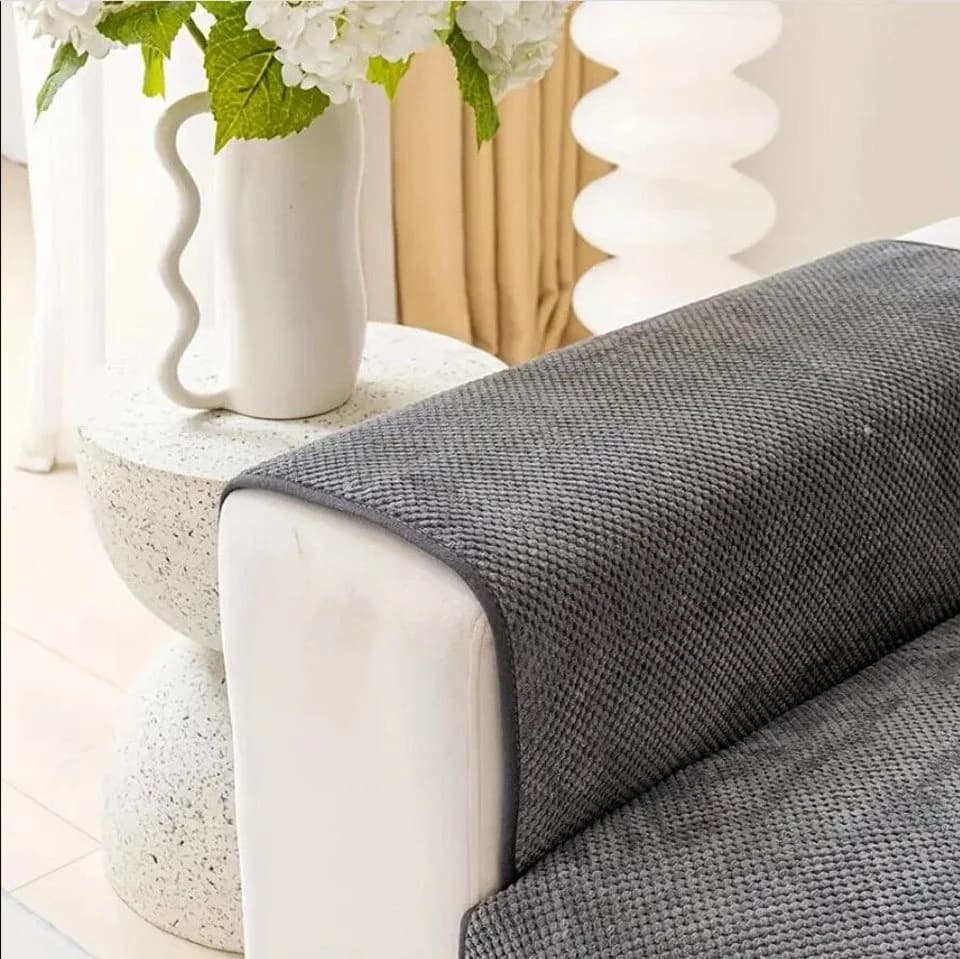 Diwzbyn Sofaschoner Dunkelgrau Modern Rutschfest Waschbar - Bild 3