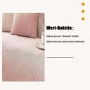 Diwzbyn Sofaschoner Rosa Chenille Rutschfest Bild 5