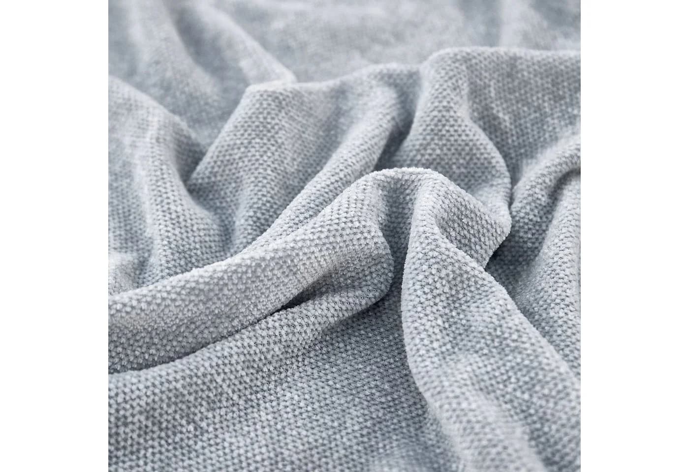 Zaewry Sofabezug Stretch Grau Chenille Sofaüberwurf - Bild 3