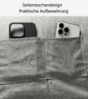 Diwzbyn Sitzsackbezug Grau für Kinder & Erwachsene Bild 5
