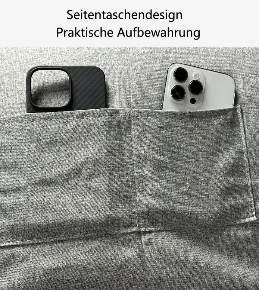 Diwzbyn Sitzsackbezug Grau für Kinder & Erwachsene - Bild 5