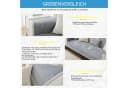 Zyronn Sofaschoner Kurzplüsch grau - Rutschfester Sofa Überzug Bild 3