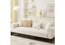 Zyronn Sofaschoner Couch Überzug Beige Kurzplüsch Bild 1