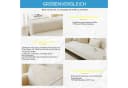 Zyronn Sofaschoner Couch Überzug Beige Kurzplüsch Bild 3