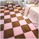 Agger Puzzlematte 12-teilig Braune Krabbeldecke EVA-Schaumstoff Bild 3