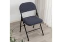 Agger Stuhlhusse Klappstuhlbezug Grau Stretch Bild 1