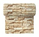 Agger 3D Wandpaneel Selbstklebend Steinoptik Braun Wasserdicht Bild 2