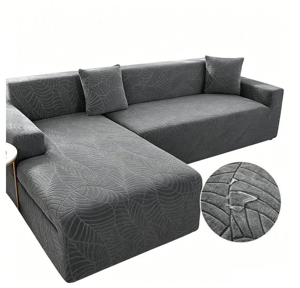 Zyronn Elastischer Sofabezug Grau Modern - Bild 2