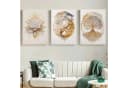 Zyronn Leinwandbild 3er Set Lebensbaum Yin Yang Wanddeko Bild 1