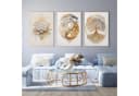 Zyronn Leinwandbild 3er Set Lebensbaum Yin Yang Wanddeko Bild 3