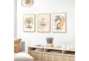 Zyronn Leinwandbild 3er Set Lebensbaum Yin Yang Wanddeko Bild 4