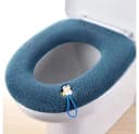 Zaewry Dusch-WC-Sitz 2 Stück Blauer Pinguin mit Griff Bild 1
