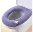 Zaewry Dusch-WC-Sitzbezug 2 Stück Violett mit Griff Bild 1