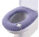 Zaewry Dusch-WC-Sitzbezug 2 Stück Violett mit Griff Bild 2