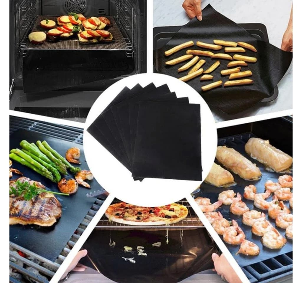 Zaewry Grillplatte BBQ Grillmatte 2er Pack Antihaft Backmatten - Bild 4
