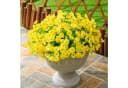 Zaewry Kunstblumenstrauß Gelb 2er-Pack Seidenblumen für Balkon Bild 1