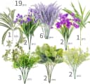 Zaewry Kunstblumenstrauß 19er Set Wetterfest für Balkon & Garten Bild 1