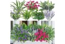 Zaewry Kunstblumenstrauß 19er Set Wetterfest für Balkon & Garten Bild 2