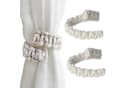 Agger 4-tlg. Raffhalter Set Cremeweiß Geflochtener Boho Stil Bild 2