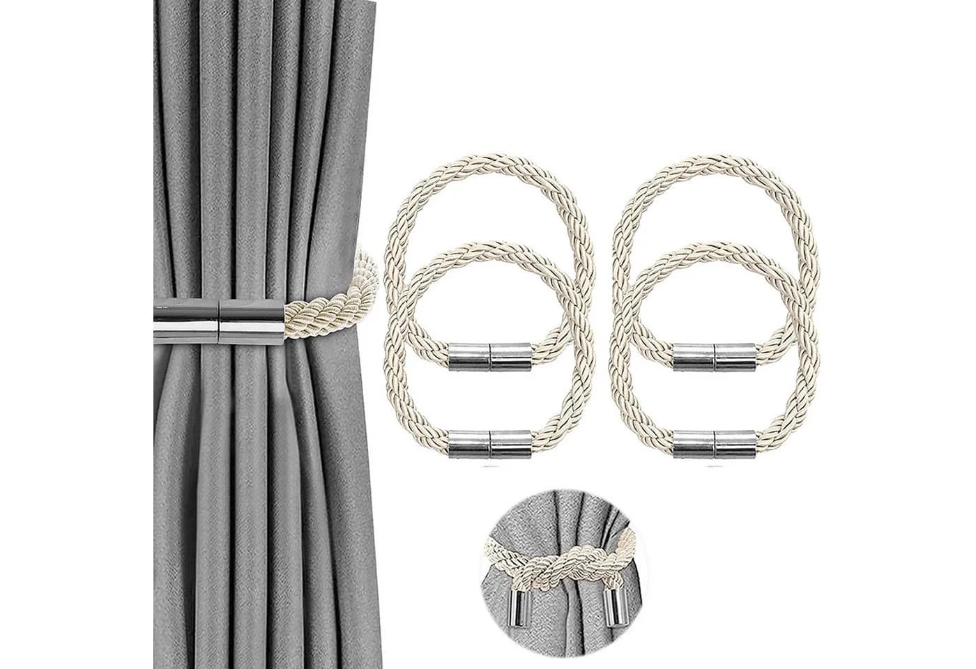 Agger Magnetische Raffhalter 4-tlg. Silber - Bild 2