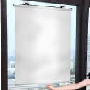 Agger Verdunklungsrollo mit Saugnäpfen Teleskopisch Silber Bild 1