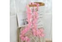Diwzbyn Künstliche Kirschblütengirlande Rosa 180cm Seidenblumen Deko Bild 3