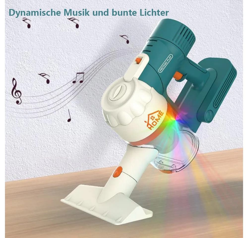 Lzbargon Kinder-Staubsauger 3-in-1 mit Saugfunktion, Licht & Sound - Bild 4