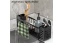 Zyronn Küchenorganizer Set Grau Kein Bohren Spüle Organizer mit Wasserablauf Bild 5