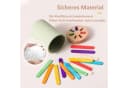 Lzbargon 3-in-1 Montessori Lernspielzeug Holz Sortier & Stapelspielzeug Bunt Bild 3