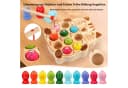 Lzbargon Montessori Lernspielzeug 2 in 1 Holz Magnetspiel Angelspiel Bunt Bild 4