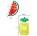 SIKAINI Luftmatratze Schwimminsel Wassermelone Pool & Strand Bild 5