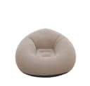 SIKAINI Luftsofa Aufblasbar Braun Beflockt Wasserdicht Bild 2
