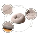 SIKAINI Luftsofa Aufblasbar Braun Beflockt Wasserdicht Bild 3