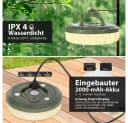 PRIISF LED Lichterkette Camping 10m Aufrollbar USB Wiederaufladbar Bild 3