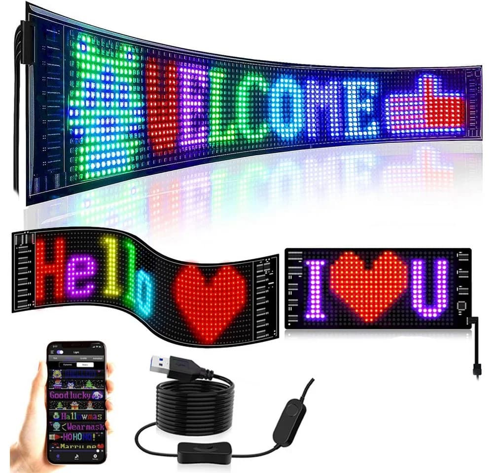 PRIISF Flexibles LED Dekolicht mit APP-Steuerung Schwarz - Bild 2