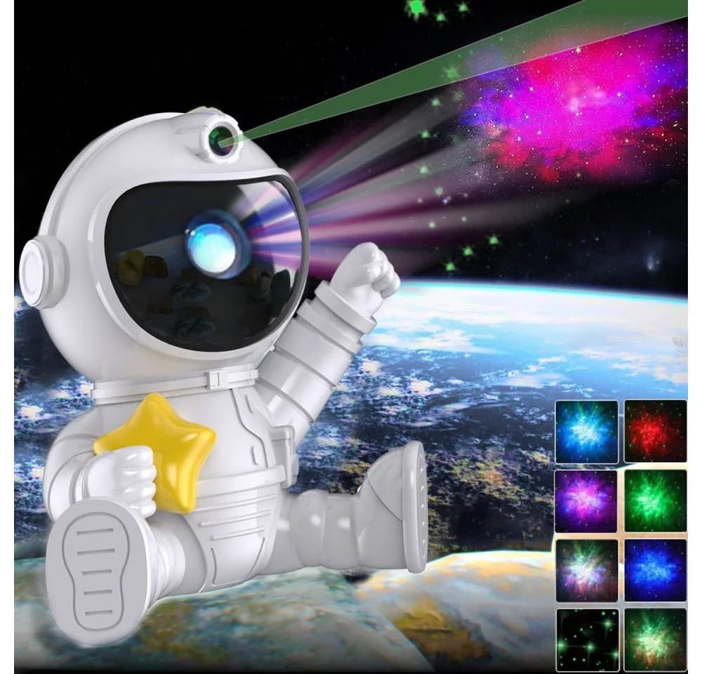 PRIISF LED Sternenhimmel Projektor Astronaut mit 360° Drehung - Bild 2