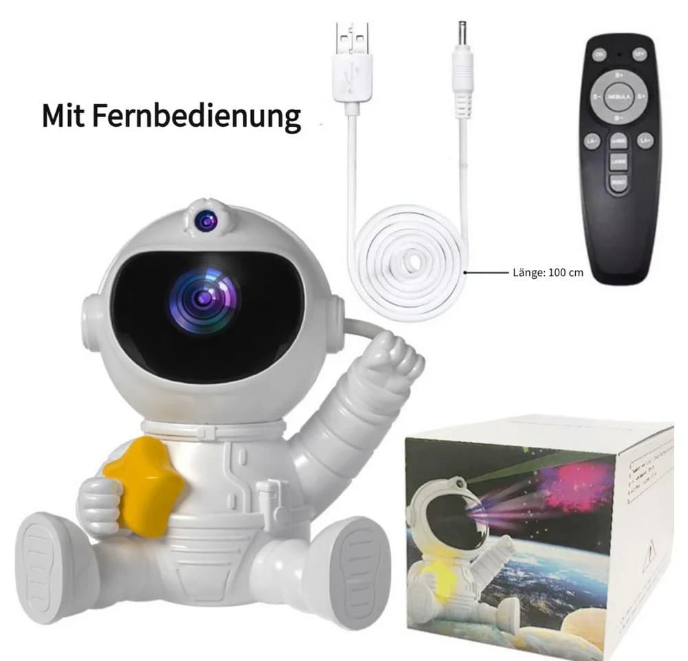 PRIISF LED Sternenhimmel Projektor Astronaut mit 360° Drehung - Bild 3