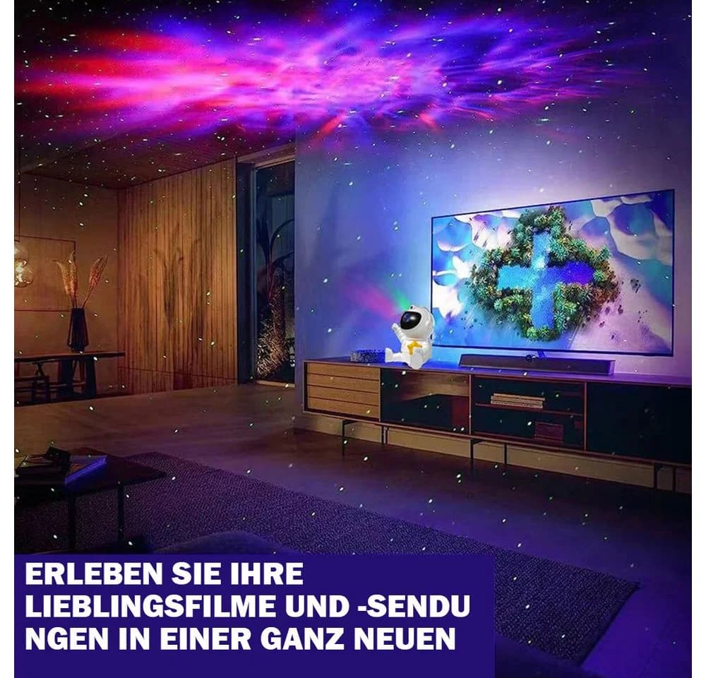 PRIISF LED Sternenhimmel Projektor Astronaut mit 360° Drehung - Bild 5