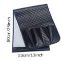 PRIISF Sesselschoner mit 5 Taschen Grau PU-Leder Sofa Organizer Bild 5