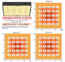 QUBEBU Pflanzenlampe 100W Vollspektrum Grow Lampe Dualmodus Indoor Bild 3