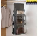 PRIISF Hängeregal Aufbewahrungsbox 6/8 Fächer Grau/Schwarz Bild 1