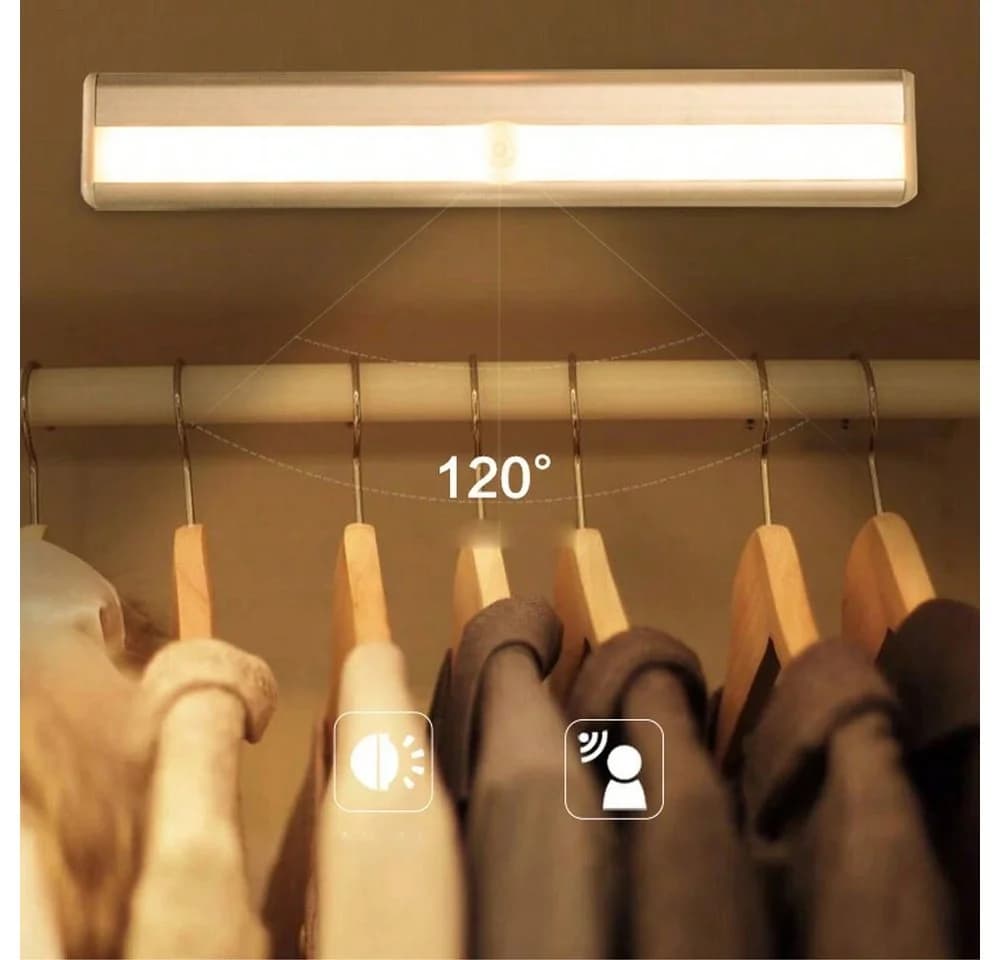 QUBEBU LED Schrankleuchte mit Bewegungssensor Weiß - Bild 3