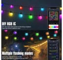 PRIISF LED-Lichterkette RGB Bunt mit App & Fernbedienung Bild 5