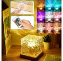 QUBEBU LED Nachtlicht Wasserwellen Lampe mit 16 Farben und Fernbedienung Bild 5