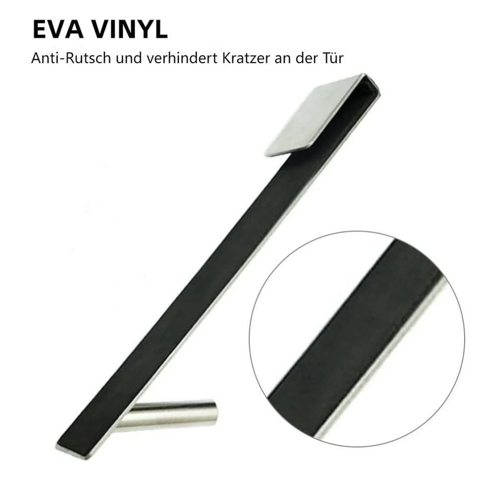 QUBEBU Handtuchhaken Edelstahl Ohne Bohren Silber - Bild 5
